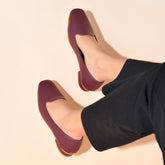 THE MINIMALIST - Cherry Sorbet Loafer Heels
